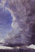 Wolke, Aquarell